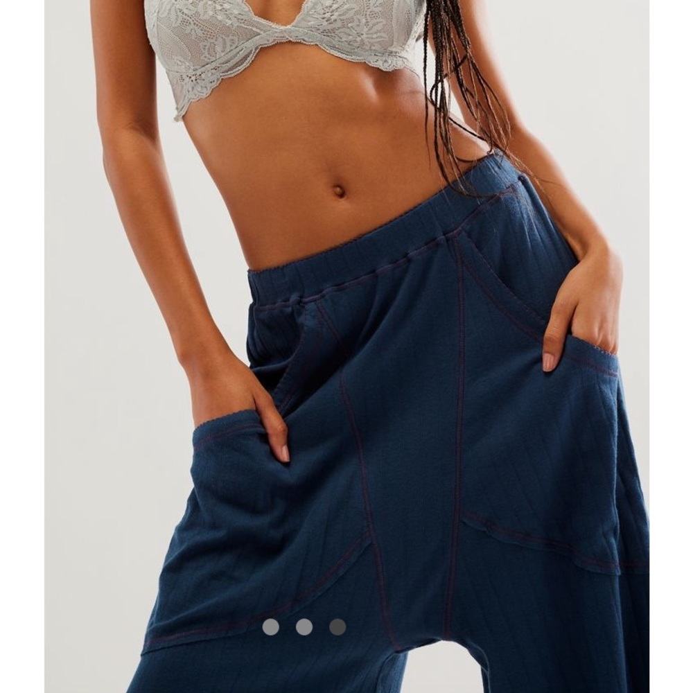 NWT FP Jogger Intimates Pants In White or Blue